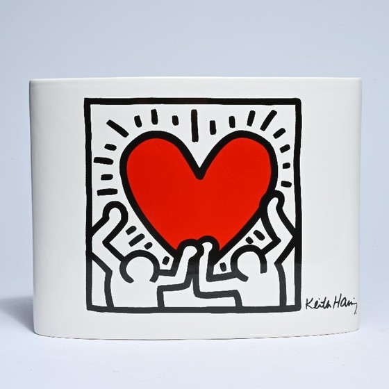 Image 1 of Keith Haring Porseleinen Vaas