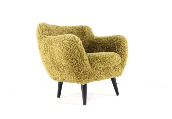 Image 1 of Fauteuil Harig Doodle entièrement restauré