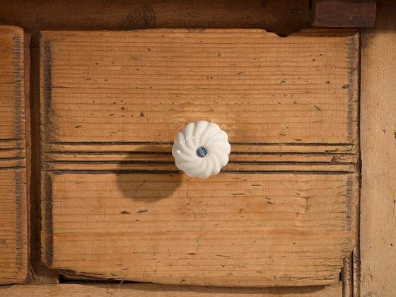 Tavolo da cucina antico (c.1920) #57, Scrivanie, Legno, Ceramica, Marrone, Rustic (foto 45 di 48)
