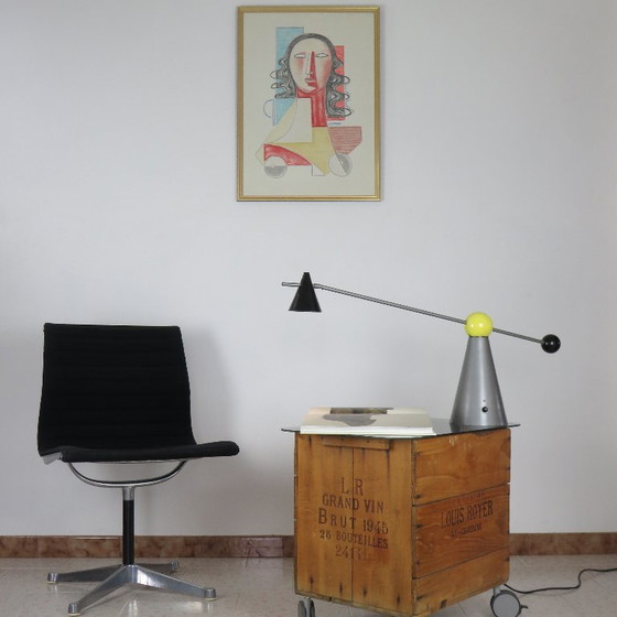 Lampada da tavolo "Molecola" design Luigi e Pietro Greppi per Oltreluce 1982 – Lampade da lettura, Alluminio (photo 2 of 5)