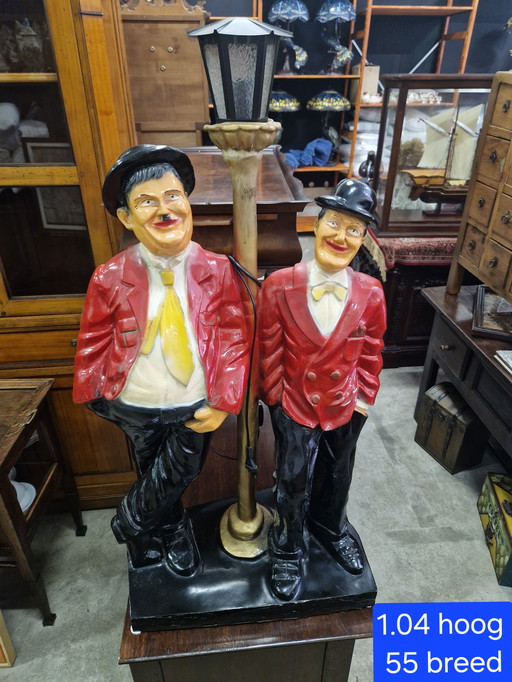Laurel and Hardy lantern 104x55
