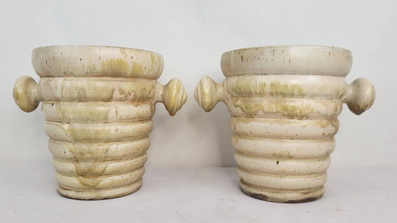 Stoneware Flower Pot Puisaye – Plant pot, Porcelain (photo 9 of 16)