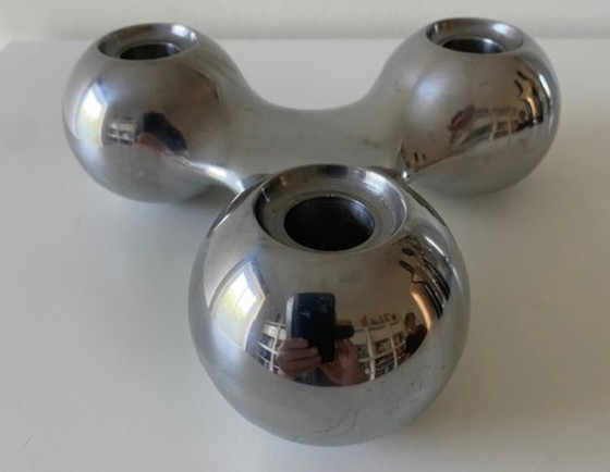 Image 1 of Arne Jacobsen iconische kandelaar "Atomic"