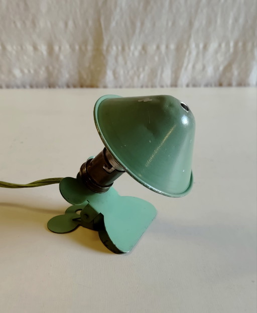 Paddenstoel knijp-leeslamp - jaren 50/60