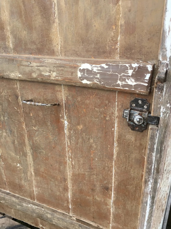 Puerta de dependencia de granja de pino – Objetos decorativos, Madera, Vintage (photo 2 of 9)