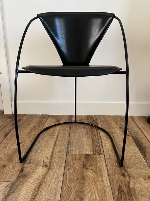4 Dining Chairs From Arrben Italy