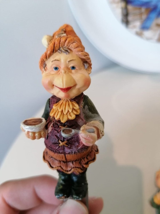 Image 1 of `Pillivuyt Cheese Board + 4x Efteling Laaf Cheese Knives 2000`