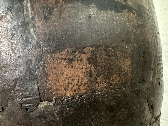 Image 1 of Antieke houten kruik