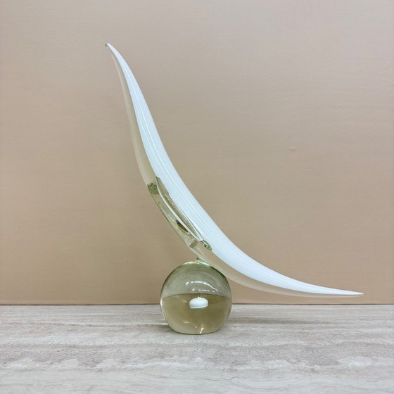 Image 1 of Escultura de cristal de Murano de Livio Seguso, Italia