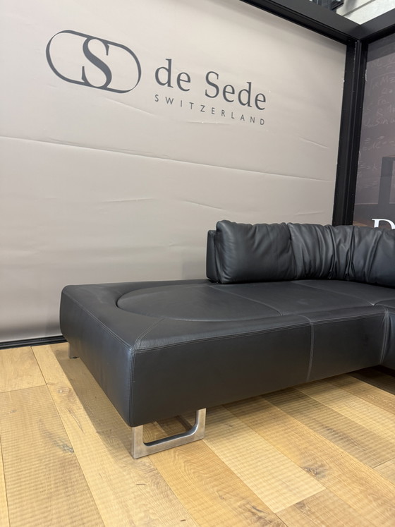 Sofá esquinero De Sede 165 de cuero negro, 210x300 – Sofás esquineros, Leather (photo 3 of 11)