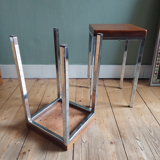 Image 1 of Set of 2 vintage side tables