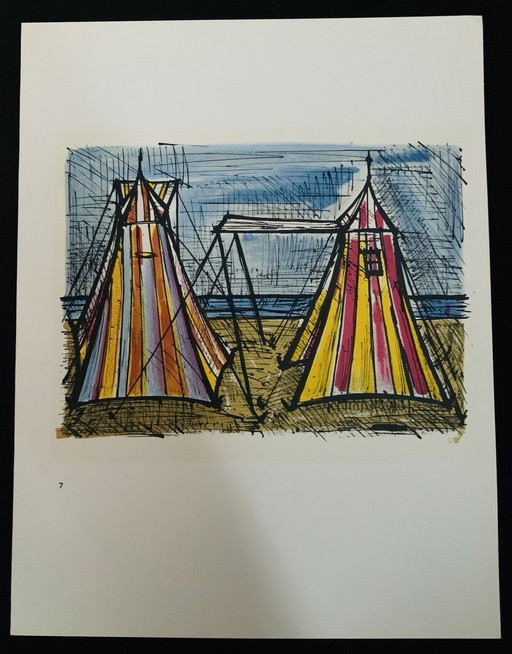 Bernard Buffet, “Sujets 1967” Openingspromotie! Kleuren Lithografie.