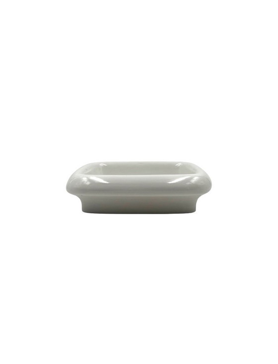 Image 1 of Angelo Mangiarotti, centrotavola / vide poche in ceramica bianca mod. Tremiti 4035, Danese Italia ca. 1968