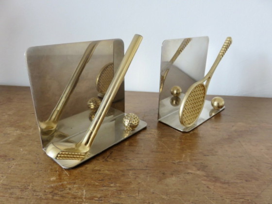 Image 1 of Sujetalibros "Tenis y Golf", 1970