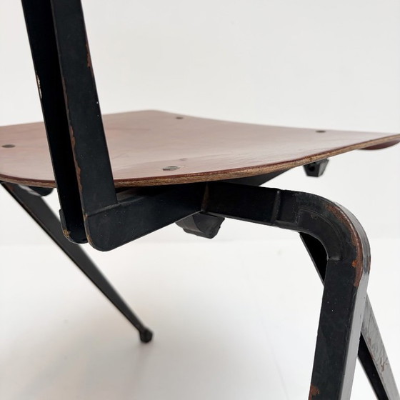 Set of 4 Galvanitas S17 chairs by Paul Philipsen, 1965 – Dining chairs, Metal (photo 10 of 15)