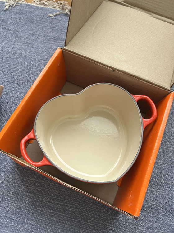 Image 1 of Le Creuset Cocotte Heart New