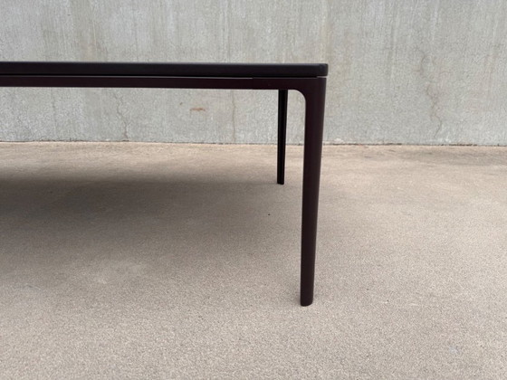 Image 1 of VITRA coffee table designed by JASPER MORRISON 120X70 from the PLATE series, color chocolate