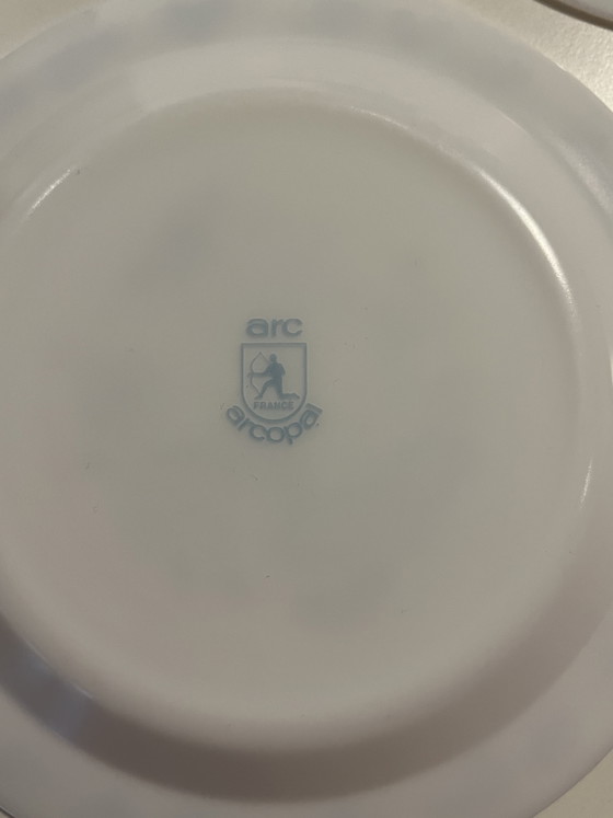 Image 1 of 5 piatti retrò vintage “Blue Onion” (19 cm)