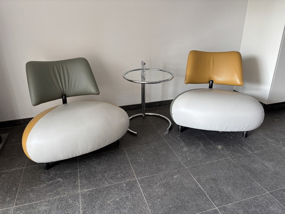 Image 1 of Sillón Leolux Pallone color ámbar