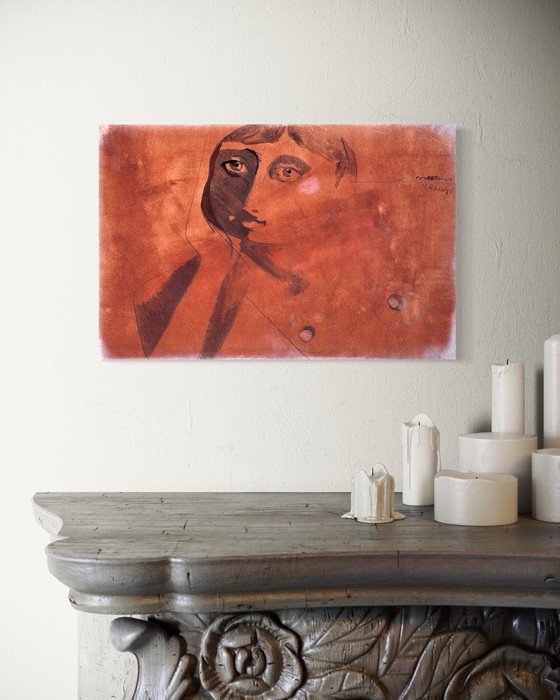 Image 1 of Robert Detheux, dipinto raro del 1962