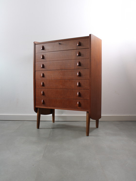 Image 1 of Commode danoise vintage en teck, très spéciale !