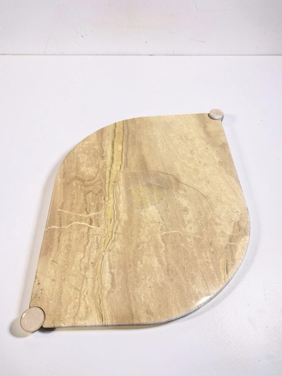 Image 1 of Vintage Italian travertine coffee table