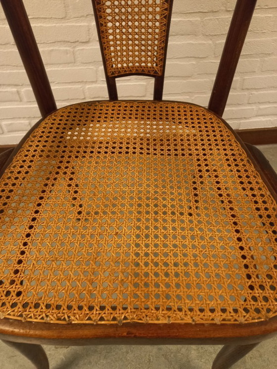 Image 1 of Chaise Thonet avec accoudoirs