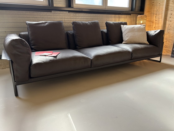 Image 1 of Flexform Flexform Zeno 5 plazas Cuero Premium Testa di Moro LP € 22.000