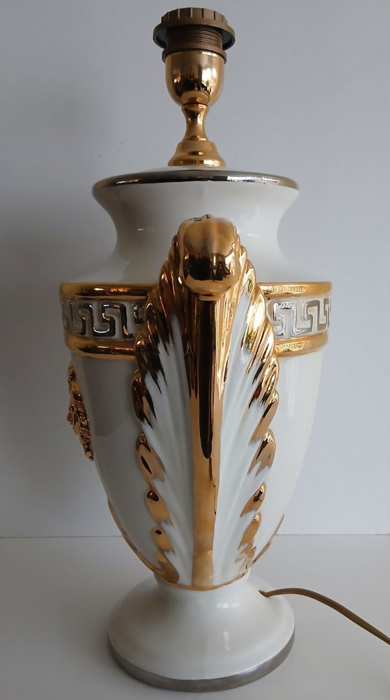 Image 1 of Tafellamp Porselein - Italy - 1970's