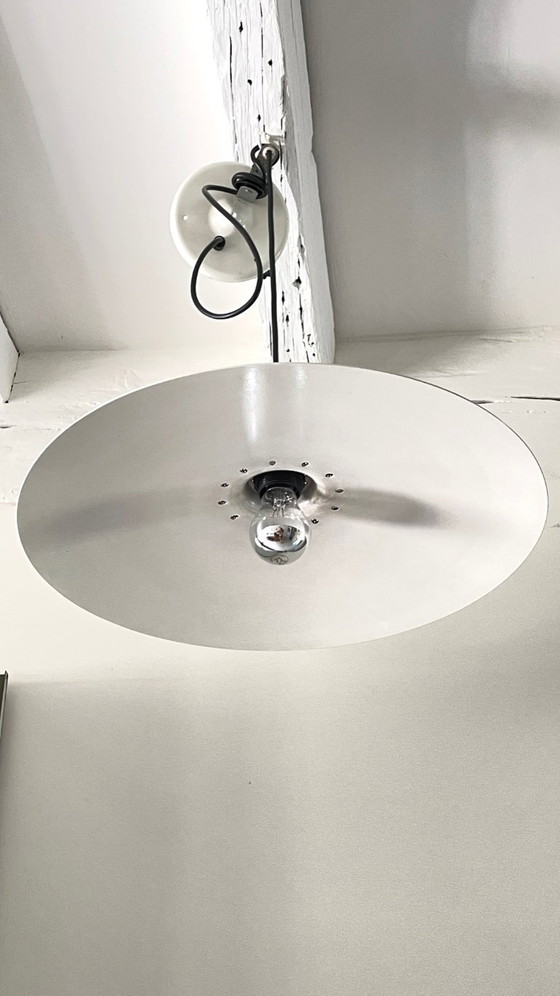 Image 1 of Aluminium hanglamp, Frankrijk, jaren 60/70