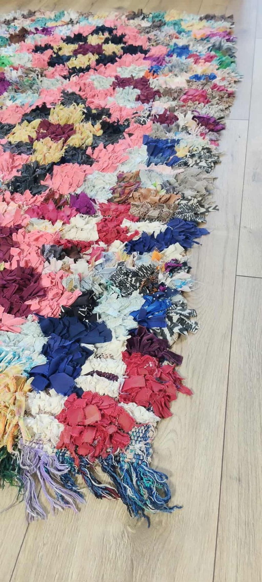Berber Carpet 195 x 100 Boho New Wool Rug Boucherwi