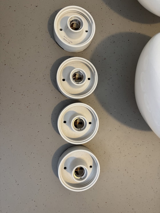 Image 1 of Set van 4 Wilhelm Wagenfeld lampen