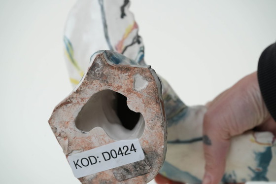 Image 1 of Sculpture d'oiseau en céramique, design italien, années 1970, fabricant : F. Ferroni