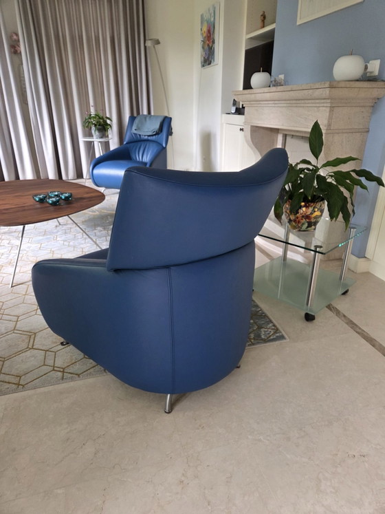 Leolux Solimy Armchairs including ottoman – Leather (photo 8 of 9)