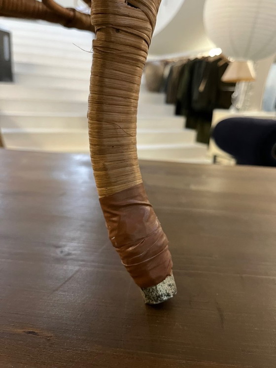 Image 1 of Een paar pauwenrotan stoelen