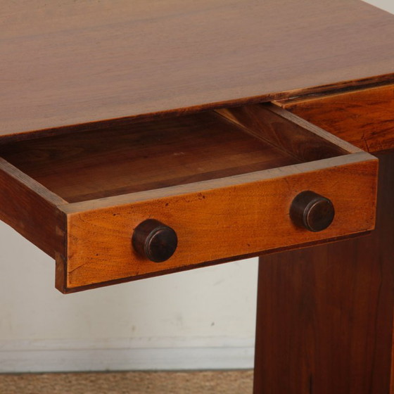 Image 1 of Houten consoletafel, Frans werk uit de jaren 1940-1950.