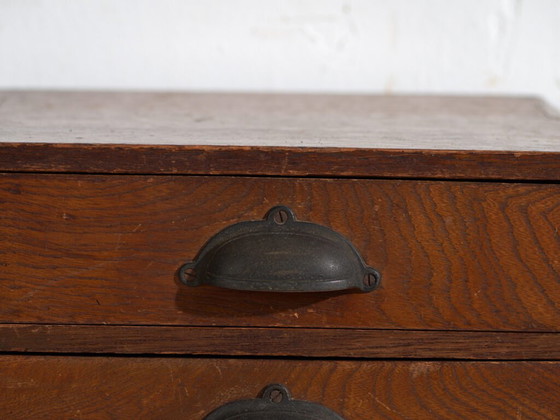 Artist storage chest Japanese ten-drawer cabinet – Showa Period (c.1950–1979) – Chest of drawers, Metal (photo 37 of 40)