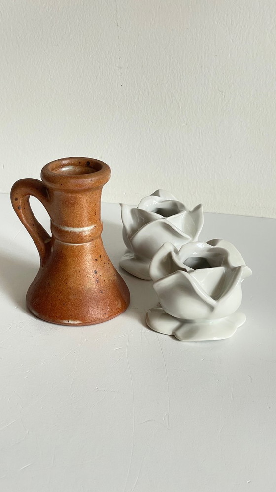 Portacandele Vintage in Porcellana e Gres – Ceramic (photo 5 of 27)