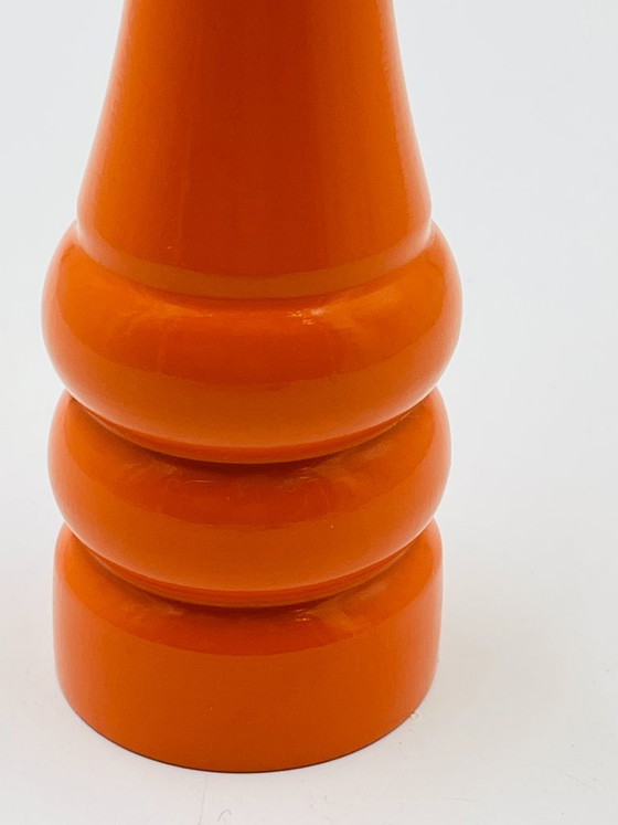 Vintage orange Peugeot pepper mill – Kitchen accessories, Wood (photo 7 of 9)