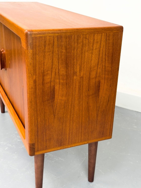 Credenza danese in teak con ante a serrandina, prodotta da CFC Silkeborg negli anni '70. – Credenze, Wood (photo 15 of 17)