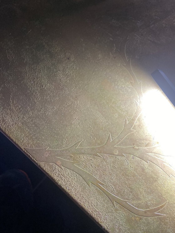 Image 1 of Christian Krekels , Unieke  salontafel, gesigneerd  160 x 90 cm