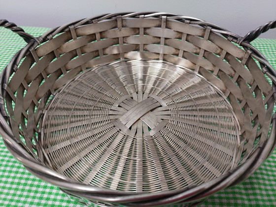 Image 1 of Panier à pain plaqué argent