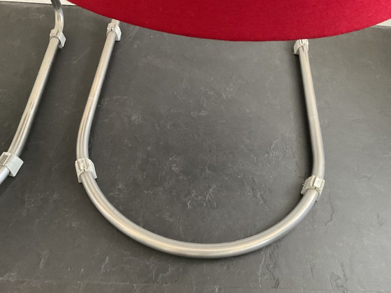 Dos Sillones Gispen 413 – Plastic, Textile (photo 10 of 11)