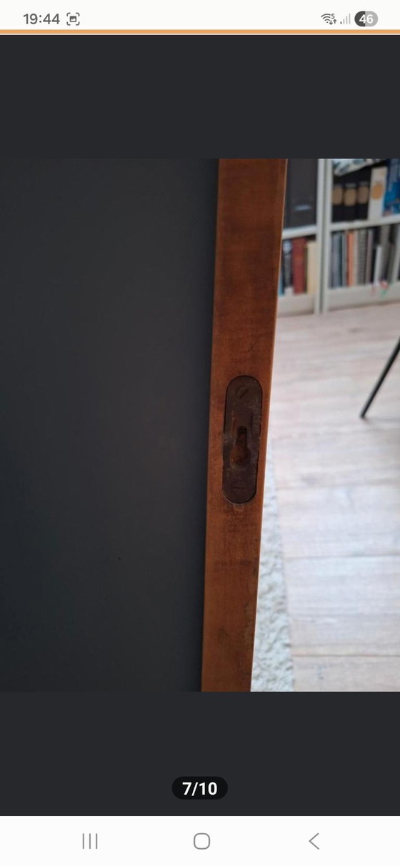 Image 1 of Vintage houten kaptafel met spiegel 