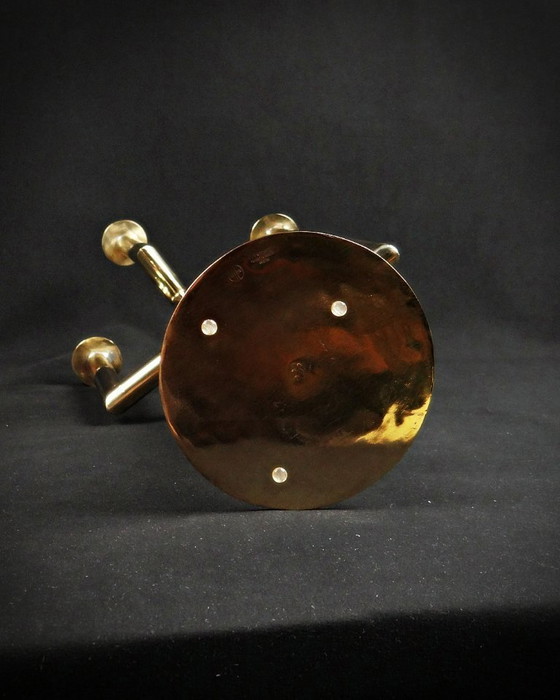 Image 1 of Paar Kandelaber Karl Hagenauer Wiener Werkstätte aus vergoldetem Messing 1930