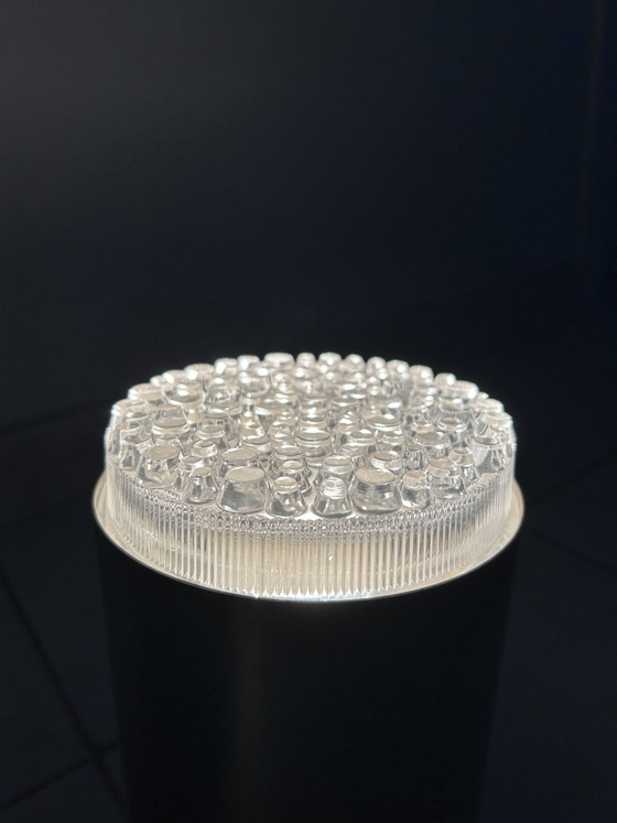 Image 1 of 4x vintage Raak bubble glass spotlight ceiling lamp