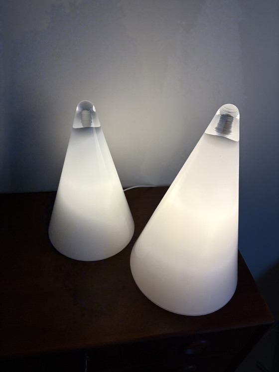 Image 1 of ¡Ilu di Vetro Iceberg Piramide TeePee XL & L Tafellamp!