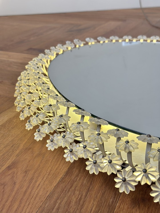 Image 1 of Miroir lumineux au design vintage, Rupert Nikoll, années 1950/60