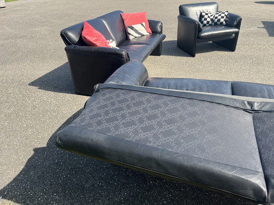 Image 1 of Leolux Bora Bora sofa set and armchair