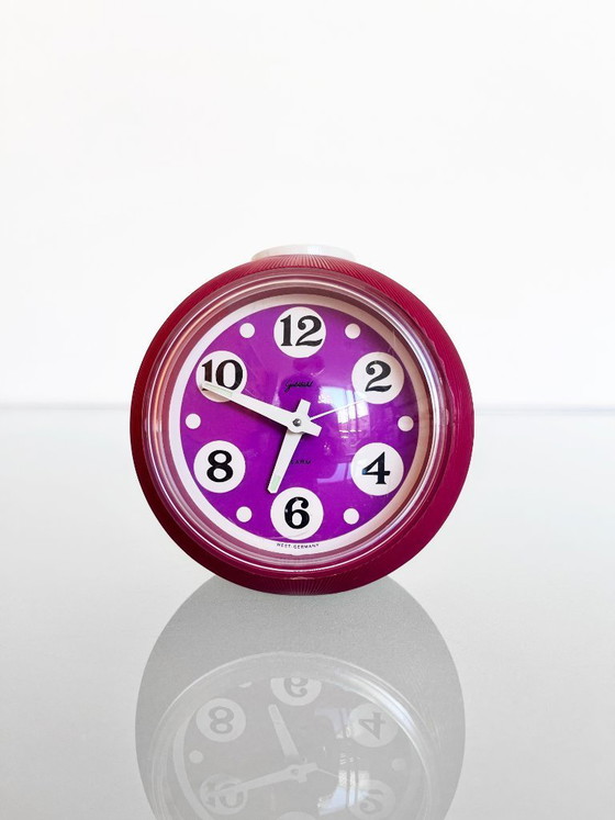 Image 1 of Vintage Purple Goldbühl Space Age Alarm Clock